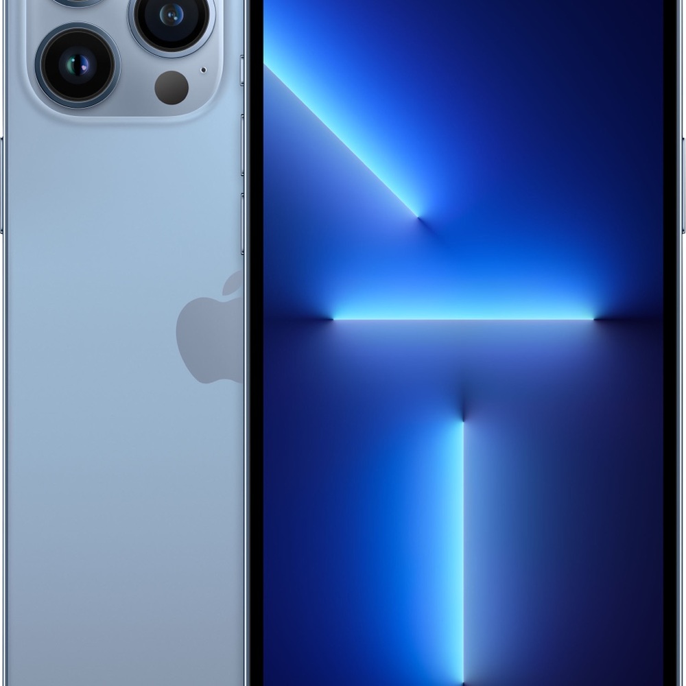 Beautiful iphone 13 pro max sky blue 128GB